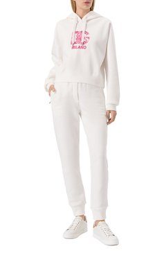 Женские кожаные кеды portofino DOLCE & GABBANA белого цвета, арт. CK1602/AN298 | Фото 2 (Материал внутренний: Натуральная кожа; Подошва: Платформа; Статус проверки: Проверена категория; Материал утеплителя: Без утеплителя; Региональные ограничения белый список (Axapta Mercury): RU; Стили: Кэжуэл; Драгоценные камни: Проставлено; Материал сплава: Проставлено; Материал внешний: Натуральная кожа; Кросс-КТ: Низкие)