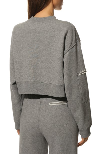 Хлопковый свитшот MM6, арт. S52GU0163/S25387, фото 4