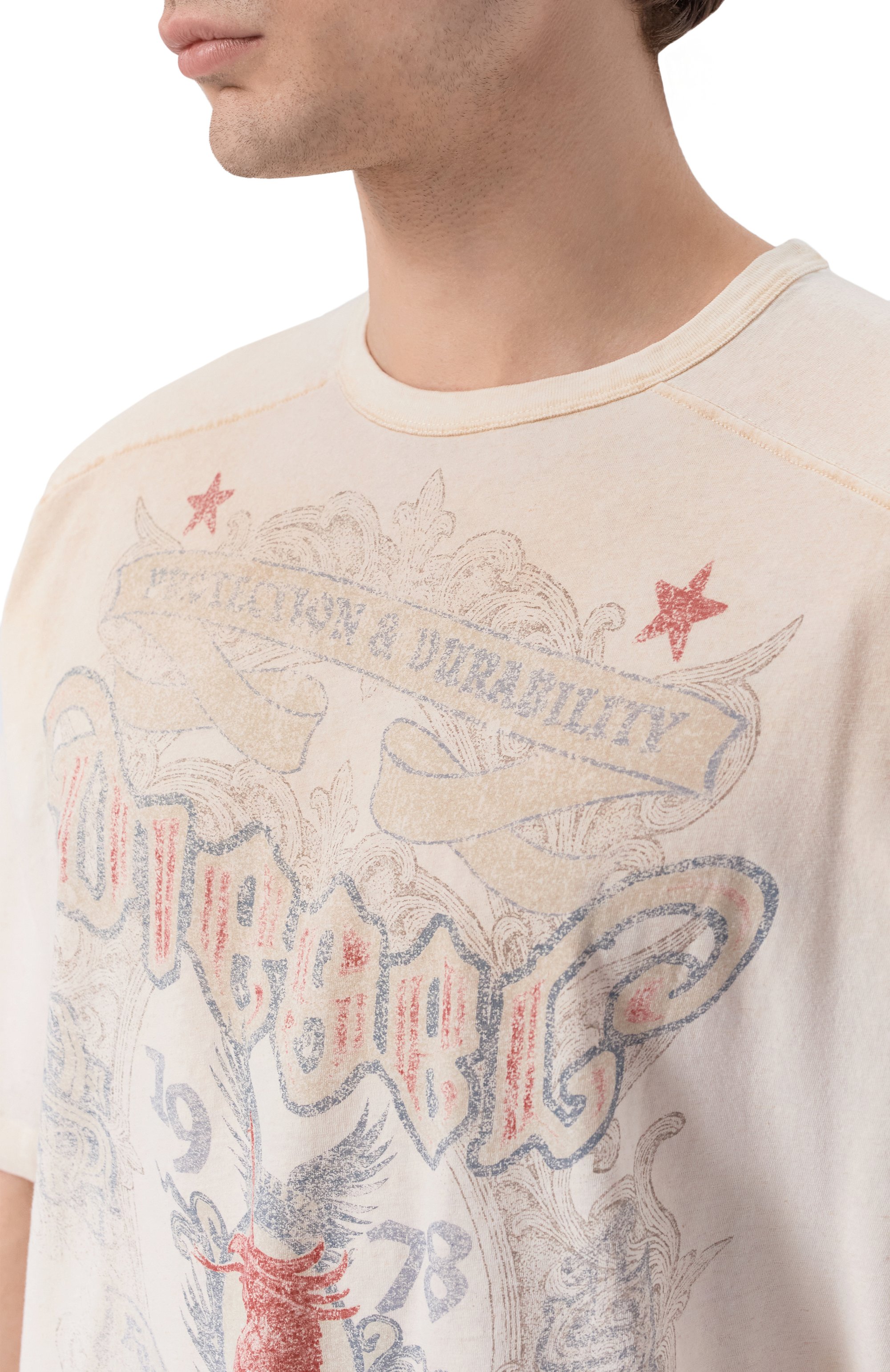 Хлопковая футболка DIESEL, арт. A23545/0LJCM, фото 5