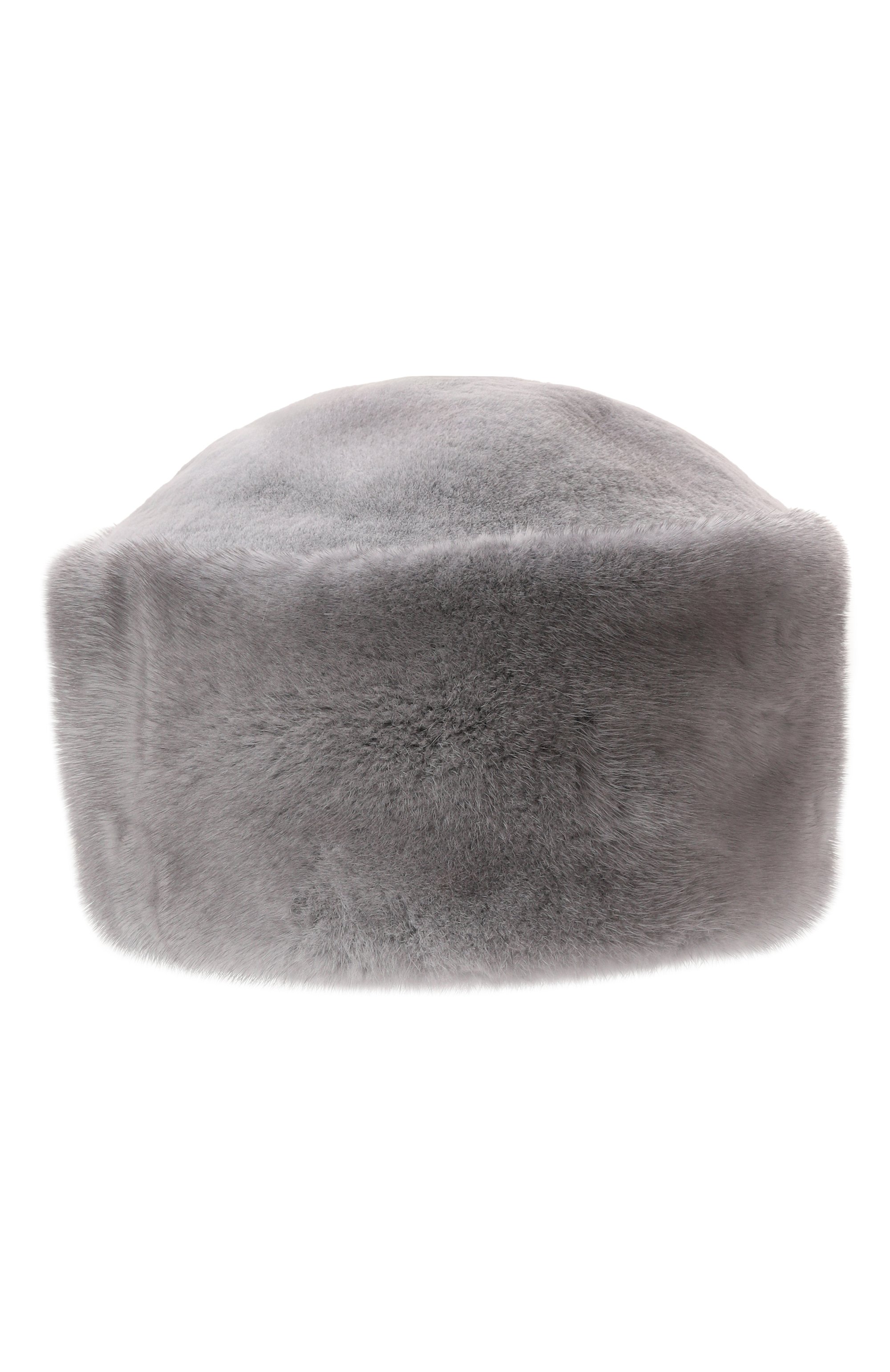 Меховая шапка татти из норки FURLAND серого цвета по цене 88000 руб., арт. 0163500140312300167, фото 1 Меховая шапка татти из норки FURLAND, арт. 0163500140312300167, фото 1