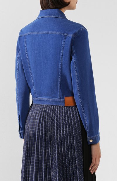 Джинсовая куртка STELLA MCCARTNEY синего цвета по цене 48300 руб., арт. 548560/SNH15, фото 4 Джинсовая куртка STELLA MCCARTNEY, арт. 548560/SNH15, фото 4