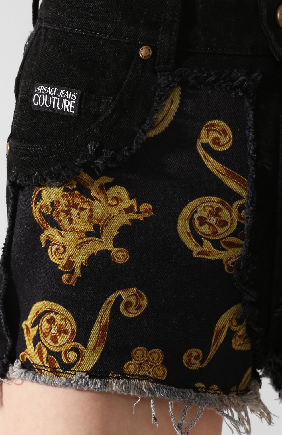 Джинсовые шорты VERSACE JEANS COUTURE, арт. A3HVB18G-VDM508/APD54, фото 5