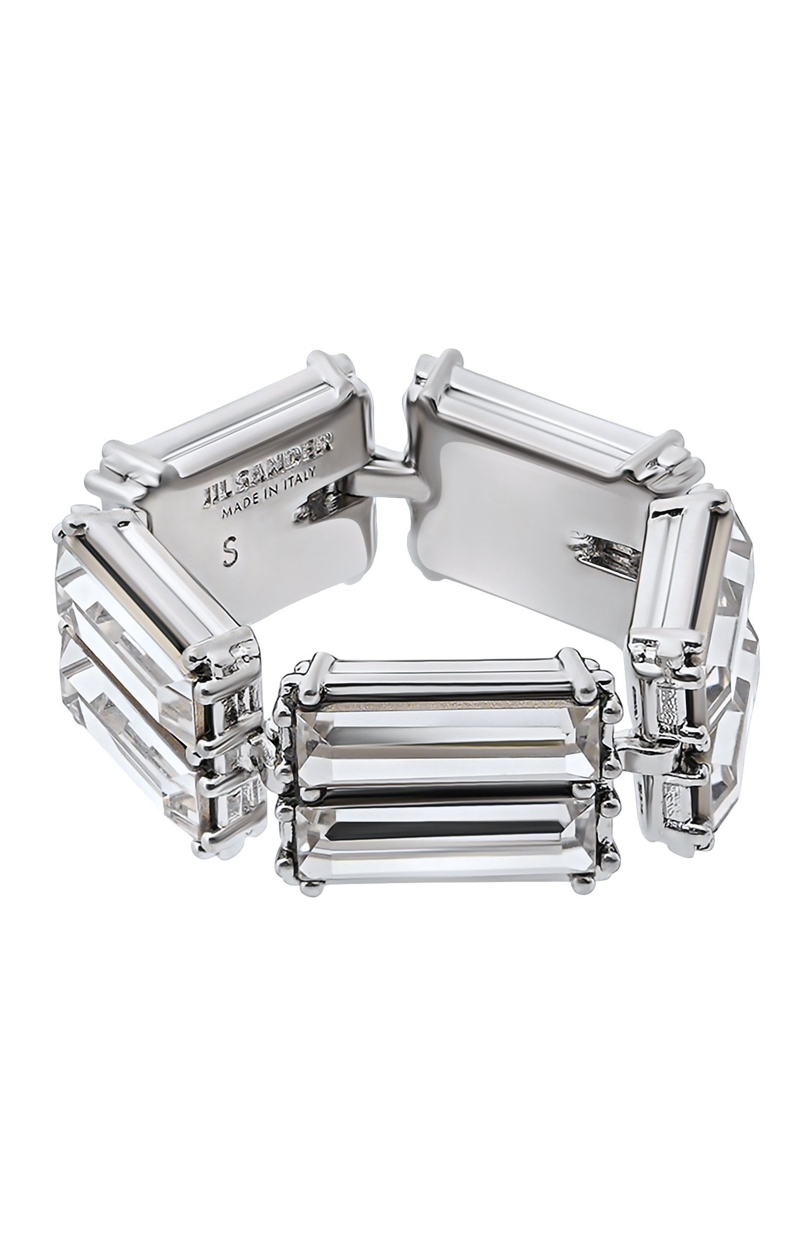 Кольцо JIL SANDER серебряного цвета по цене 69950 руб., арт. J12UQ0120/P5050, фото 1 Кольцо JIL SANDER, арт. J12UQ0120/P5050, фото 1
