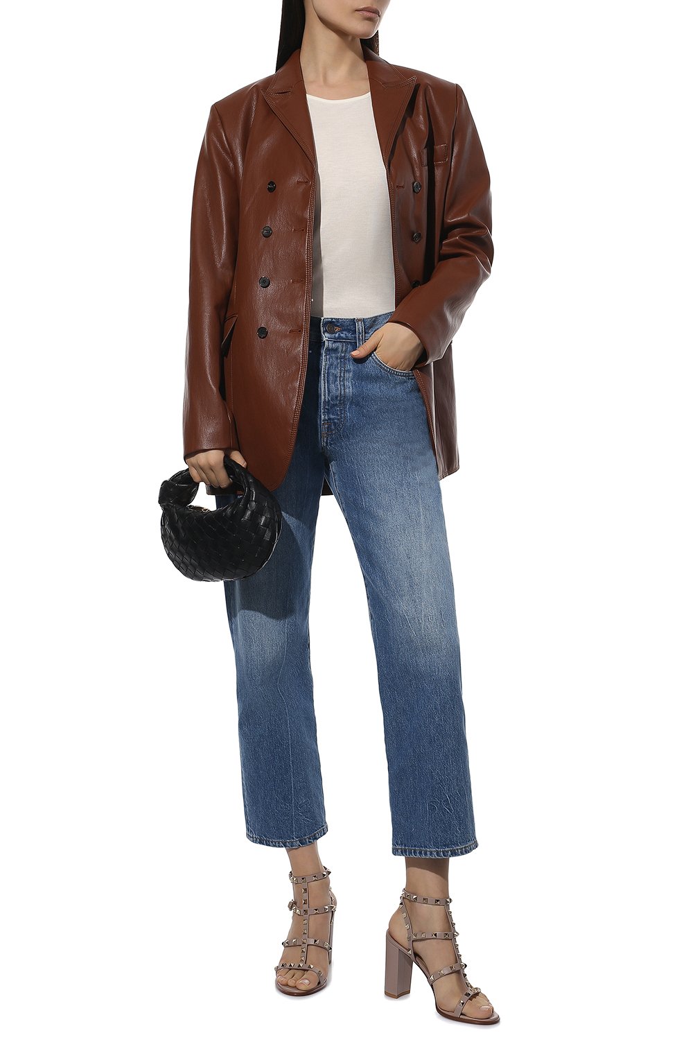 Кожаные босоножки rockstud VALENTINO, арт. XW2S0749/VBP, фото 2