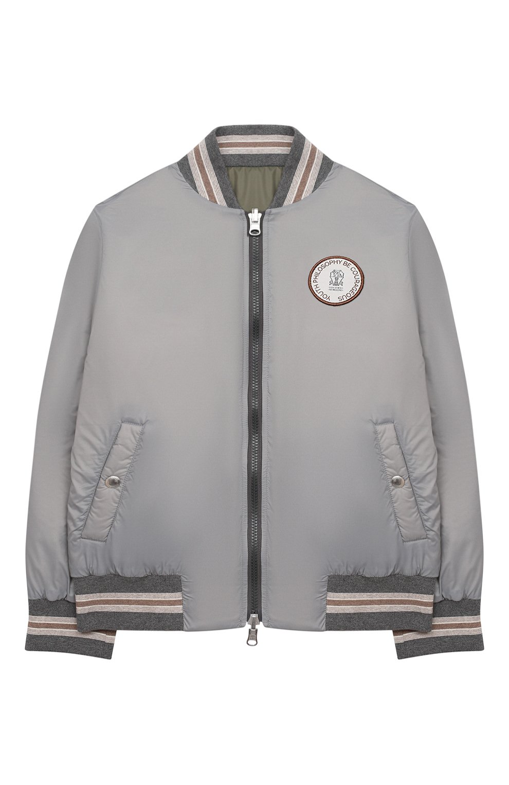 Комплект из двустороннего бомбера и куртки BRUNELLO CUCINELLI, арт. BD4790303A, фото 9