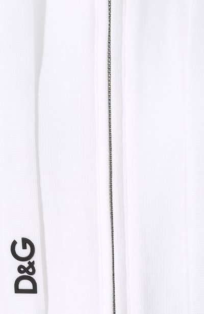 Хлопковый кардиган DOLCE & GABBANA белого цвета по цене 68700 руб., арт. F9C87T/FU7DU, фото 5 Хлопковый кардиган DOLCE & GABBANA, арт. F9C87T/FU7DU, фото 5