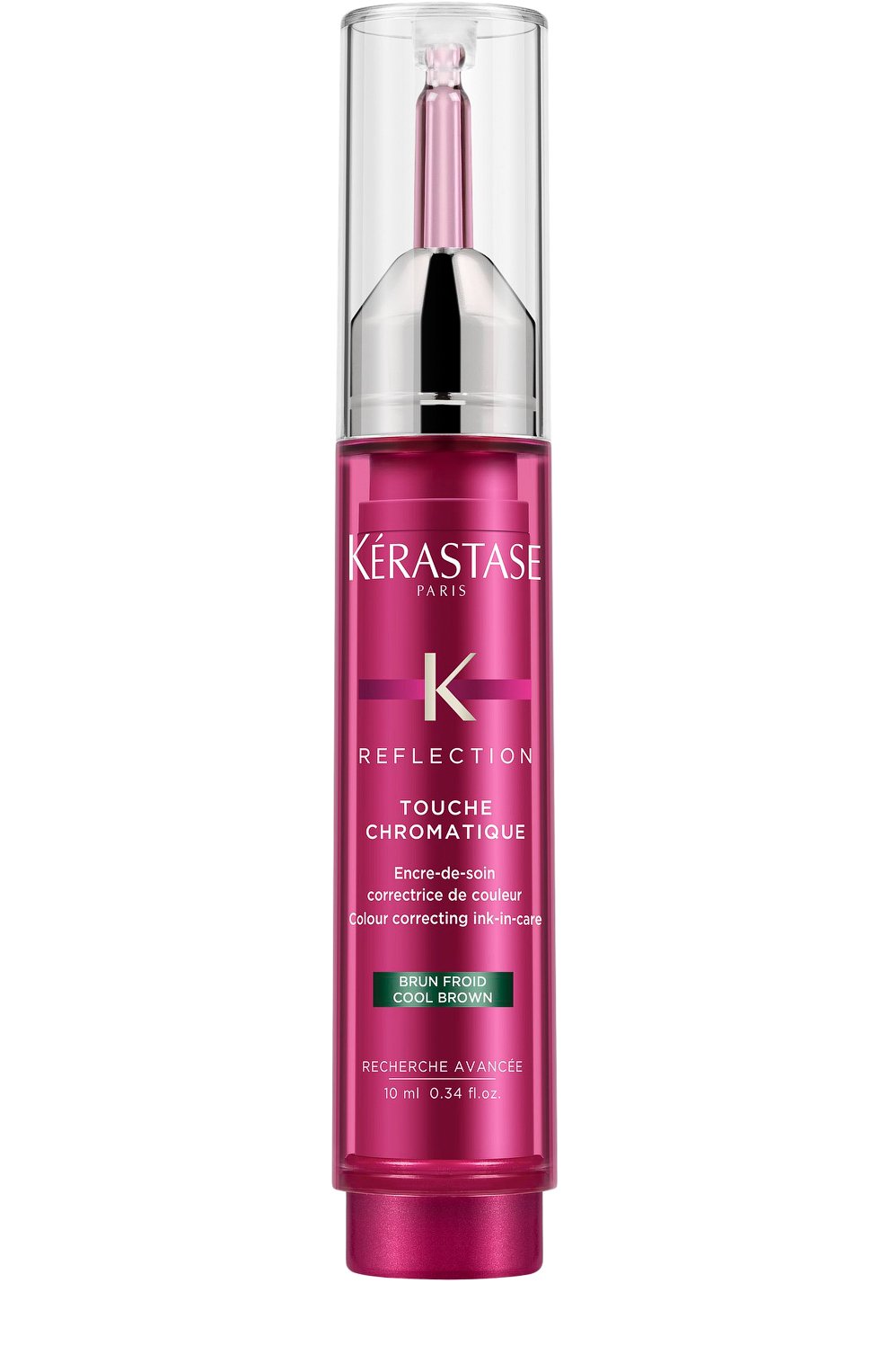 Оттеночный уход reflection touche chromatique, оттенок холодный коричневый (10ml) KERASTASE бесцветного цвета по цене 2380 руб., арт. 3474636494996, фото 1 Оттеночный уход reflection touche chromatique, оттенок холодный коричневый (10ml) KERASTASE, арт. 3474636494996, фото 1