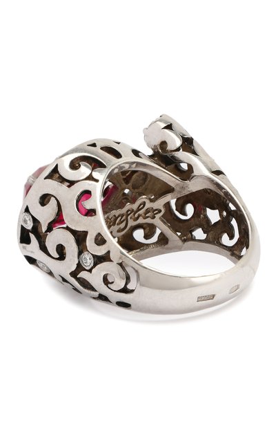 Кольцо ryby drop QUEENSBEE красного цвета по цене 70180 руб., арт. 101034/13,05, фото 2 Кольцо ryby drop QUEENSBEE, арт. 101034/13,05, фото 2