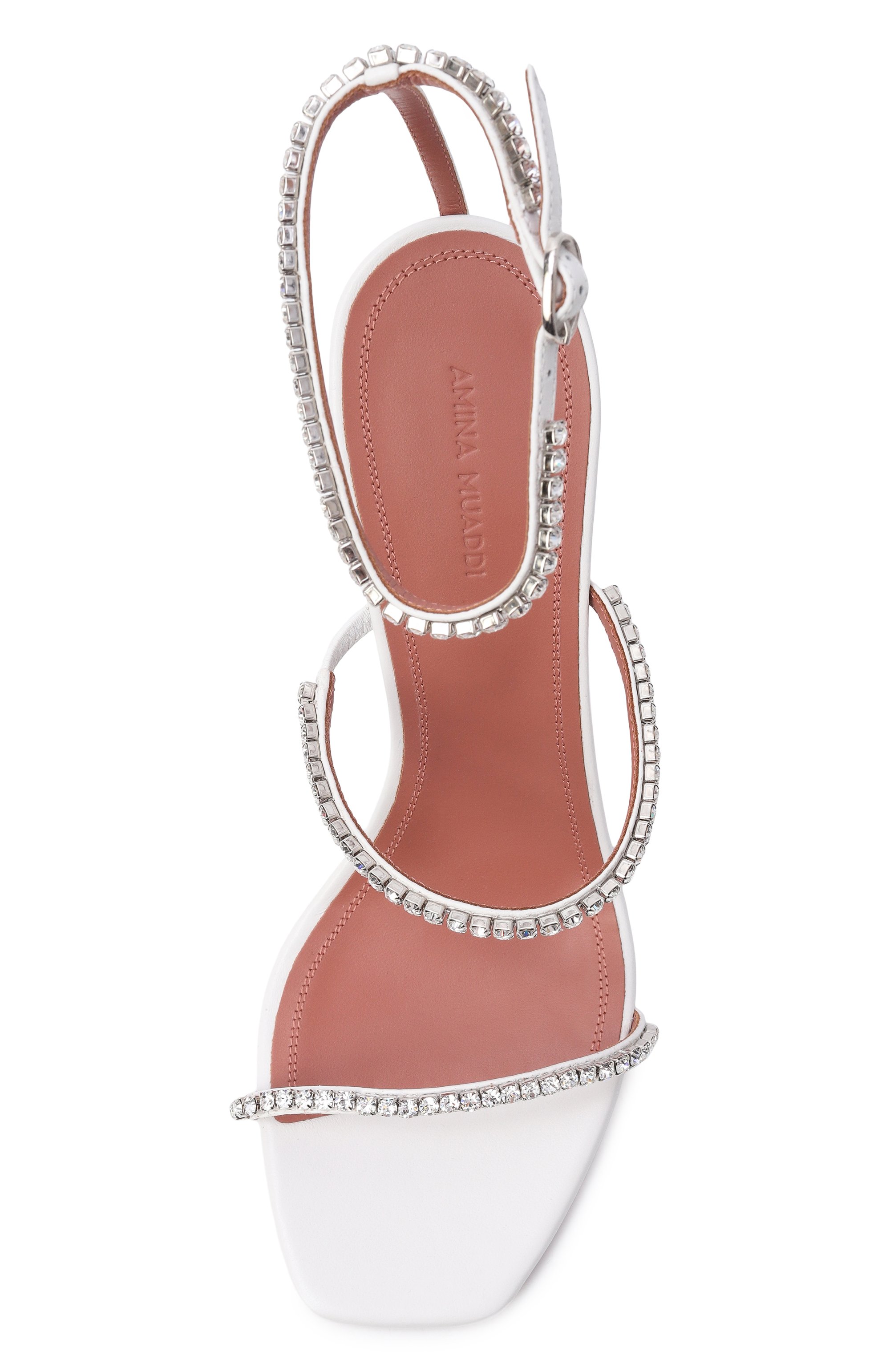 Кожаные босоножки gilda 95 AMINA MUADDI, арт. GILDA SANDAL 95/NAPPA, фото 6