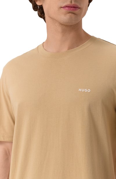 Хлопковая футболка HUGO, арт. 50466158, фото 5