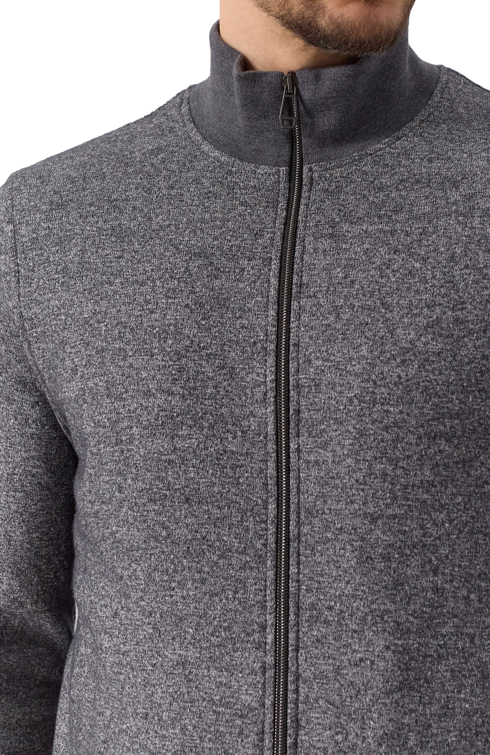 Кардиган из шерсти и шелка MVST темно-серого цвета по цене 158000 руб., арт. 17M468/SS00, фото 5 Кардиган из шерсти и шелка MVST, арт. 17M468/SS00, фото 5