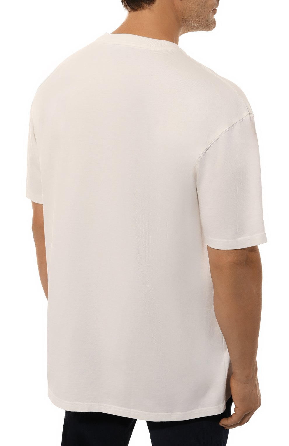 Хлопковая футболка PAUL&SHARK кремового цвета по цене 19150 руб., арт. 14311604/3XL, фото 4 Хлопковая футболка PAUL&SHARK, арт. 14311604/3XL, фото 4