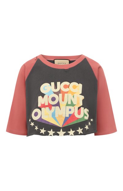 Женская хлопковая футболка GUCCI, арт. 653290 XJDJY
