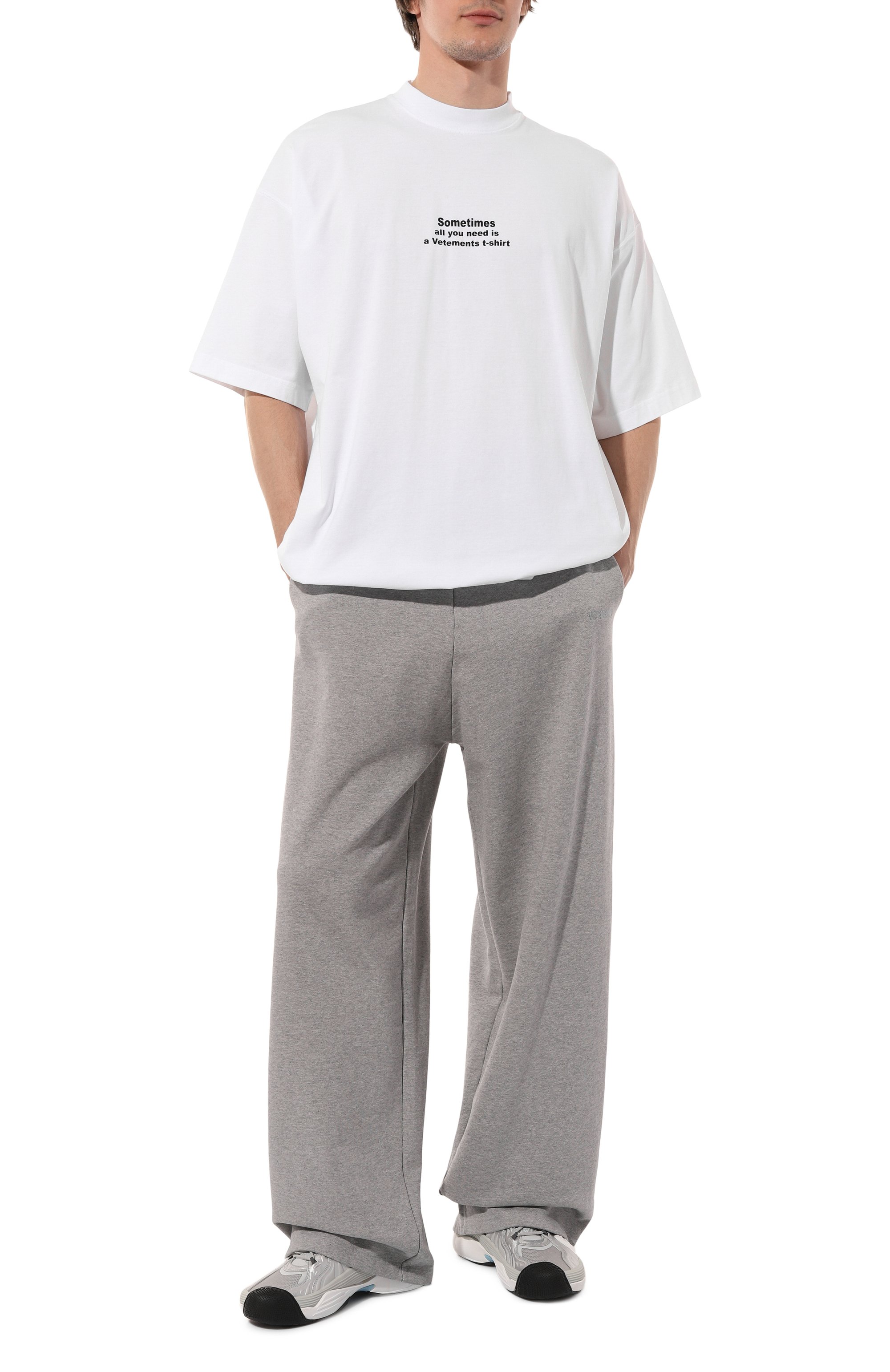 Хлопковая футболка VETEMENTS, арт. UA66TR690W, фото 5