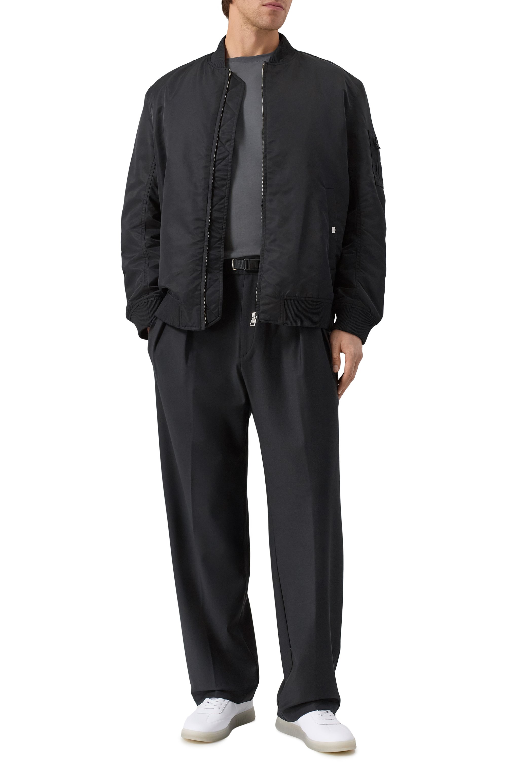 Брюки WHITE SAND черного цвета по цене 34300 руб., арт. 25WSU90/106, фото 2 Брюки WHITE SAND, арт. 25WSU90/106, фото 2