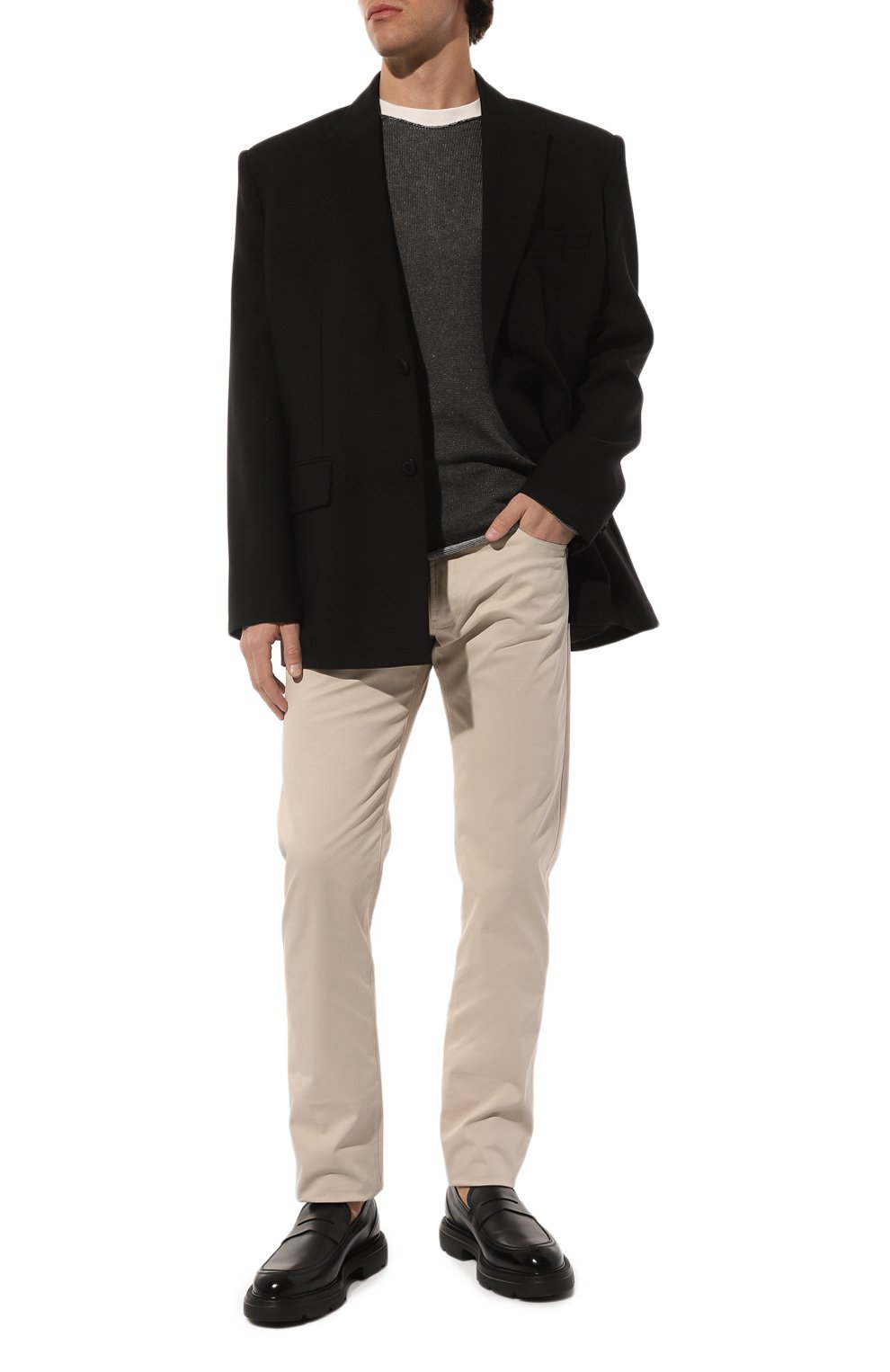 Джемпер изо льна и хлопка HANNES ROETHER, арт. 110349/S010BER.121.101, фото 2