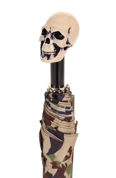 Складной зонт с фигурной ручкой PASOTTI OMBRELLI, арт. 64S/DIS.907/1 MIMETIC0/W33/T, фото 5