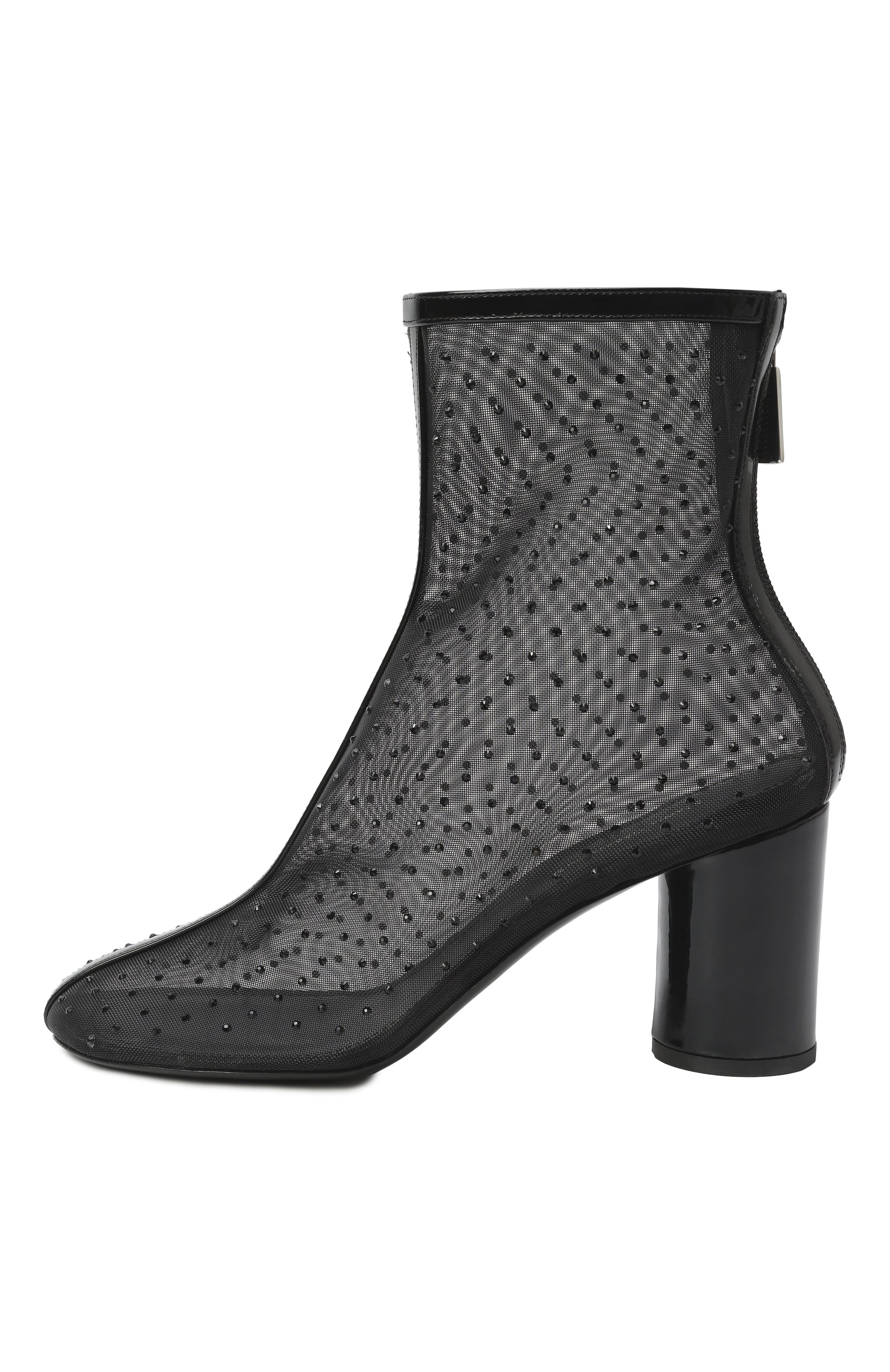 Текстильные ботильоны taryn MATTIA CAPEZZANI, арт. W380/RETE+VERNICE_STRASS, фото 4