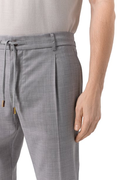 Шерстяные брюки CAPOBIANCO, арт. 18M805.UE00., фото 5