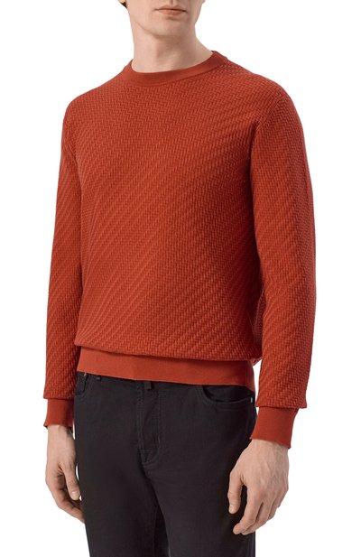 Джемпер из хлопка и шелка BRIONI, арт. UMQ90L/PAK22, фото 3