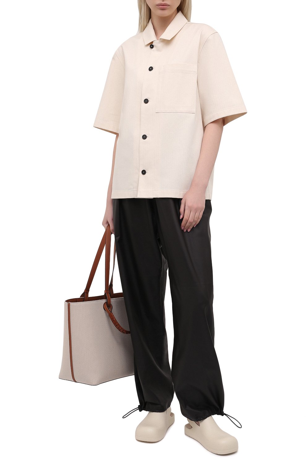Хлопковая рубашка JIL SANDER, арт. JPPS600305-WS241900, фото 2