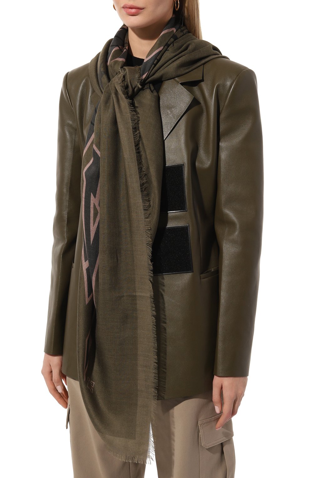 Шаль из кашемира и шелка GIVENCHY, арт. GW1414/SQ441, фото 2