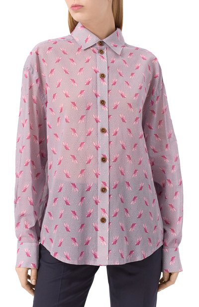 Хлопковая рубашка ULYANA SERGEENKO, арт. CAM001FW23PCLASS 2359Т24, фото 3