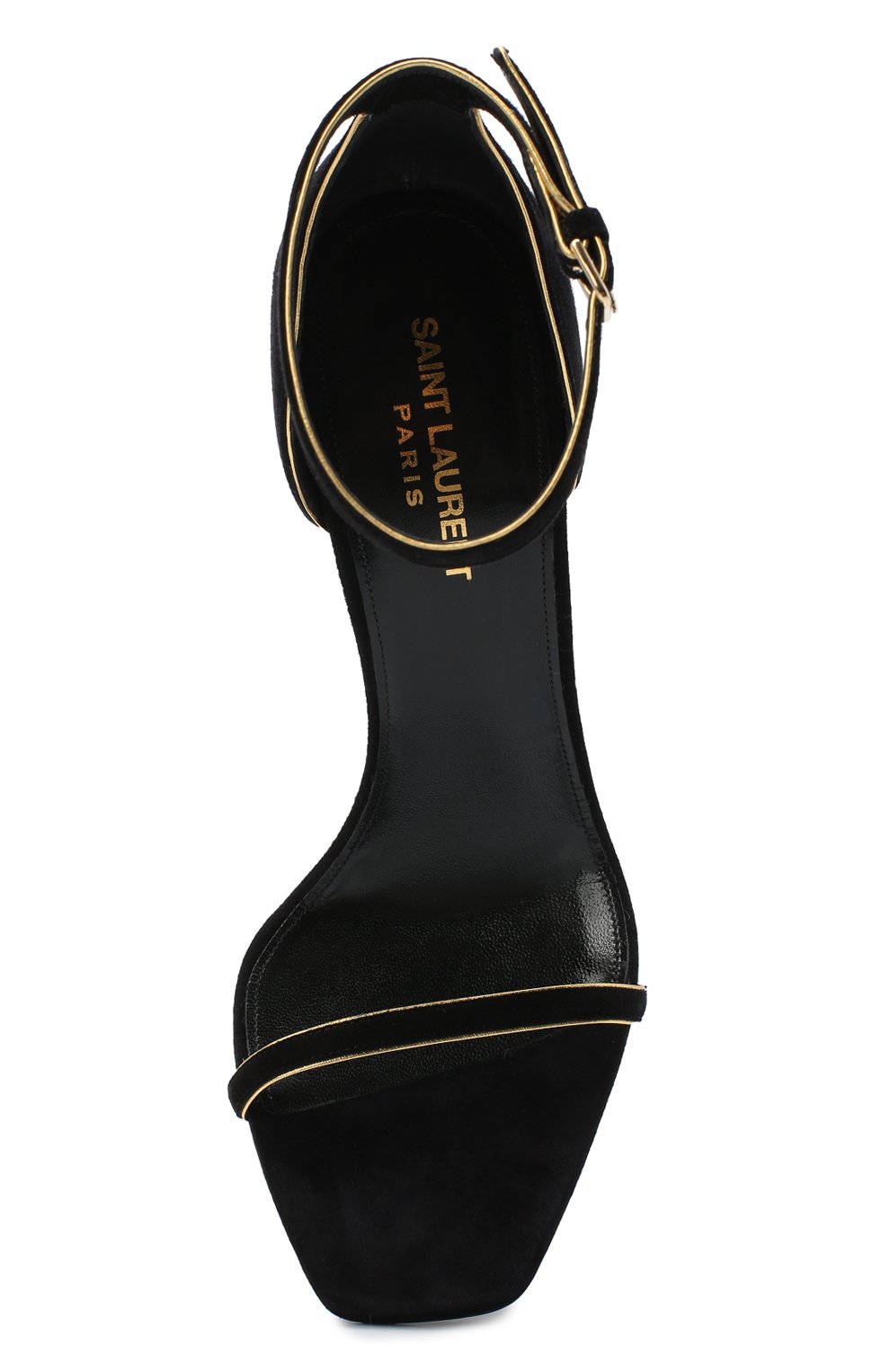 Замшевые босоножки opyum SAINT LAURENT, арт. 632437/C20VV, фото 5