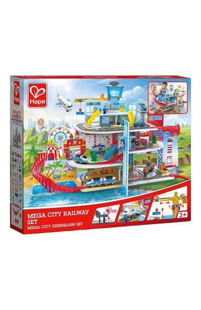 Игра железнодорожная станция мега сити HAPE, арт. E3768_HP