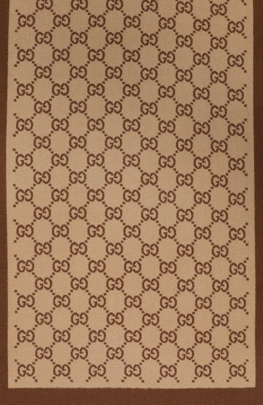 Шерстяной шарф Gucci 835534/3G200 Бежевый  835534/3G200 Фото 4