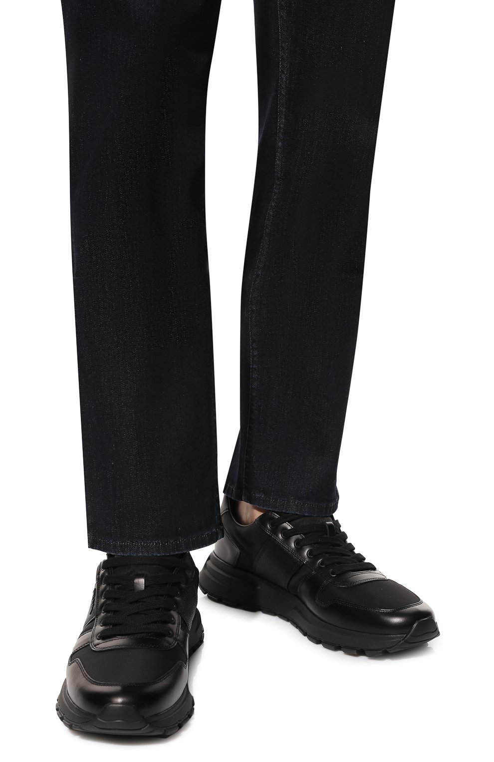 Комбинированные кроссовки prax 1 PRADA, арт. 4E3581-3LFR-F0002-G000, фото 3