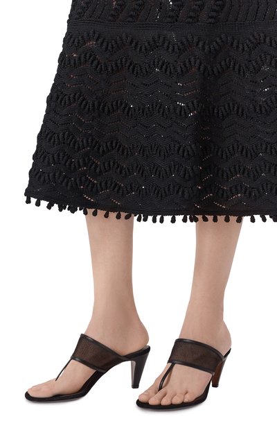 Женские комбинированные мюли vena NEOUS, ар т. 00518XT01N01/FABRIC/LEATHER