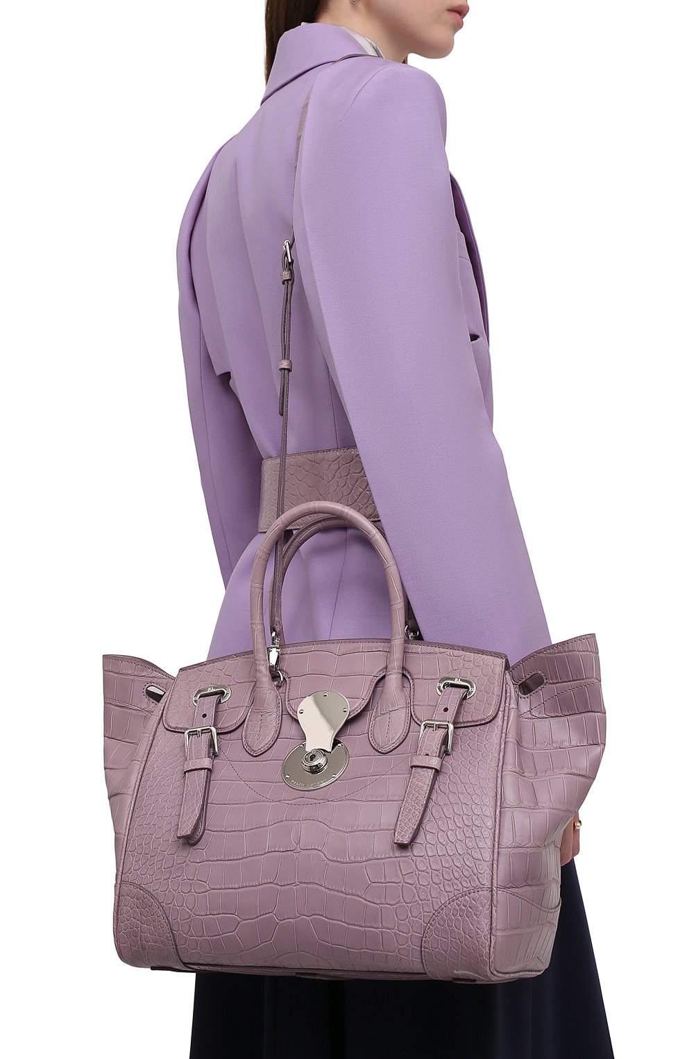 Сумка ricky 33 из кожи аллигатора RALPH LAUREN, арт. 435867827/AMIS, фото 6