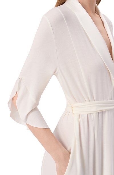 Халат FURSTENBERG кремового цвета по цене 44600 руб., арт. 50304873, фото 4 Халат FURSTENBERG, арт. 50304873, фото 4