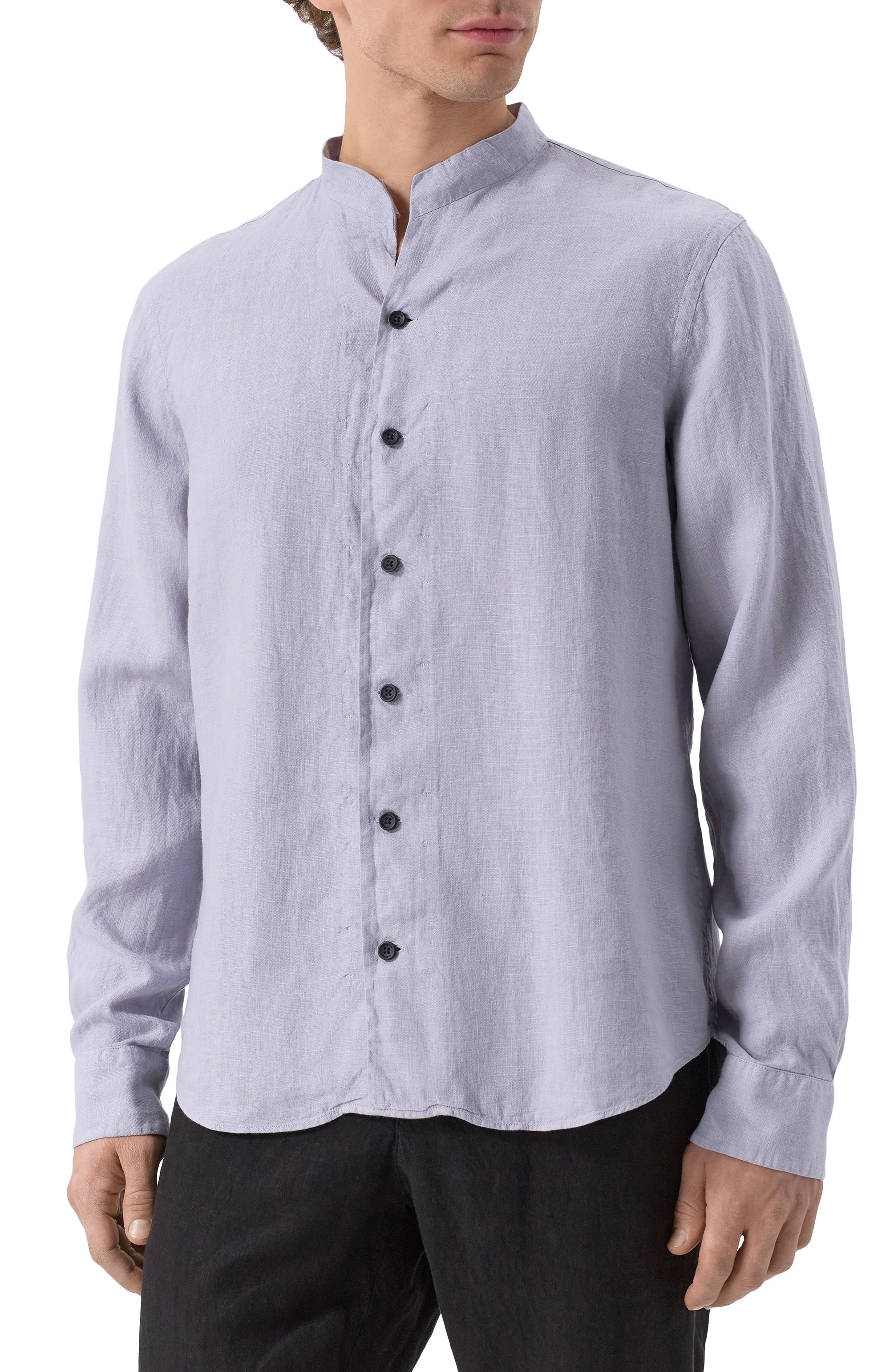 Льняная рубашка HANNES ROETHER, арт. T029PAS.608, фото 3