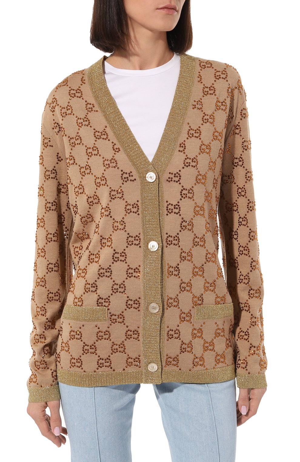 Шерстяной кардиган GUCCI, арт. 543413 X956A, фото 3