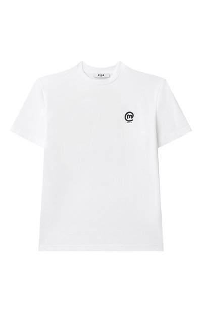 Хлопковая футболка MSGM KIDS, арт. S5MSJBTH279