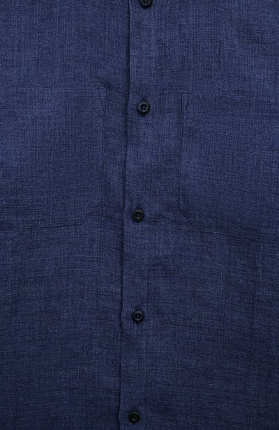 Льняная рубашка BRUNELLO CUCINELLI темно-синего цвета по цене 29350 руб., арт. BB650C330C, фото 3 Льняная рубашка BRUNELLO CUCINELLI, арт. BB650C330C, фото 3