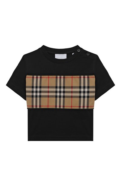 Хлопковая футболка BURBERRY, арт. 8064807, фото 1