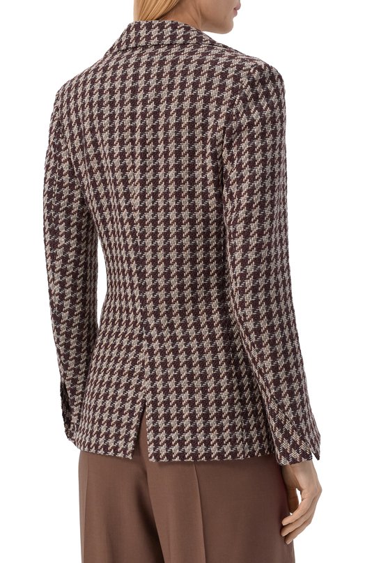 Твидовый жакет MVST SDG200/S0732813 Коричневый  SDG200/S0732813 Фото 4