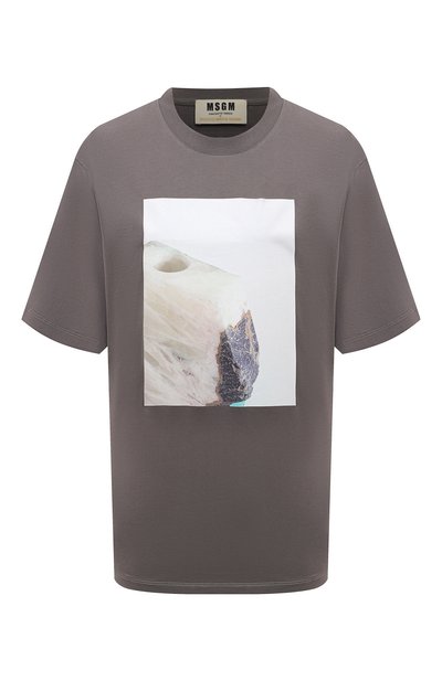 Женская хлопковая футболка MSGM, арт. 3646MM02/247298