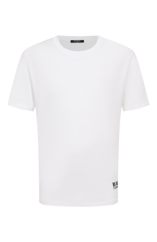Хлопковая футболка Balmain FH1EG000/BD04 Белый FH1EG000/BD04