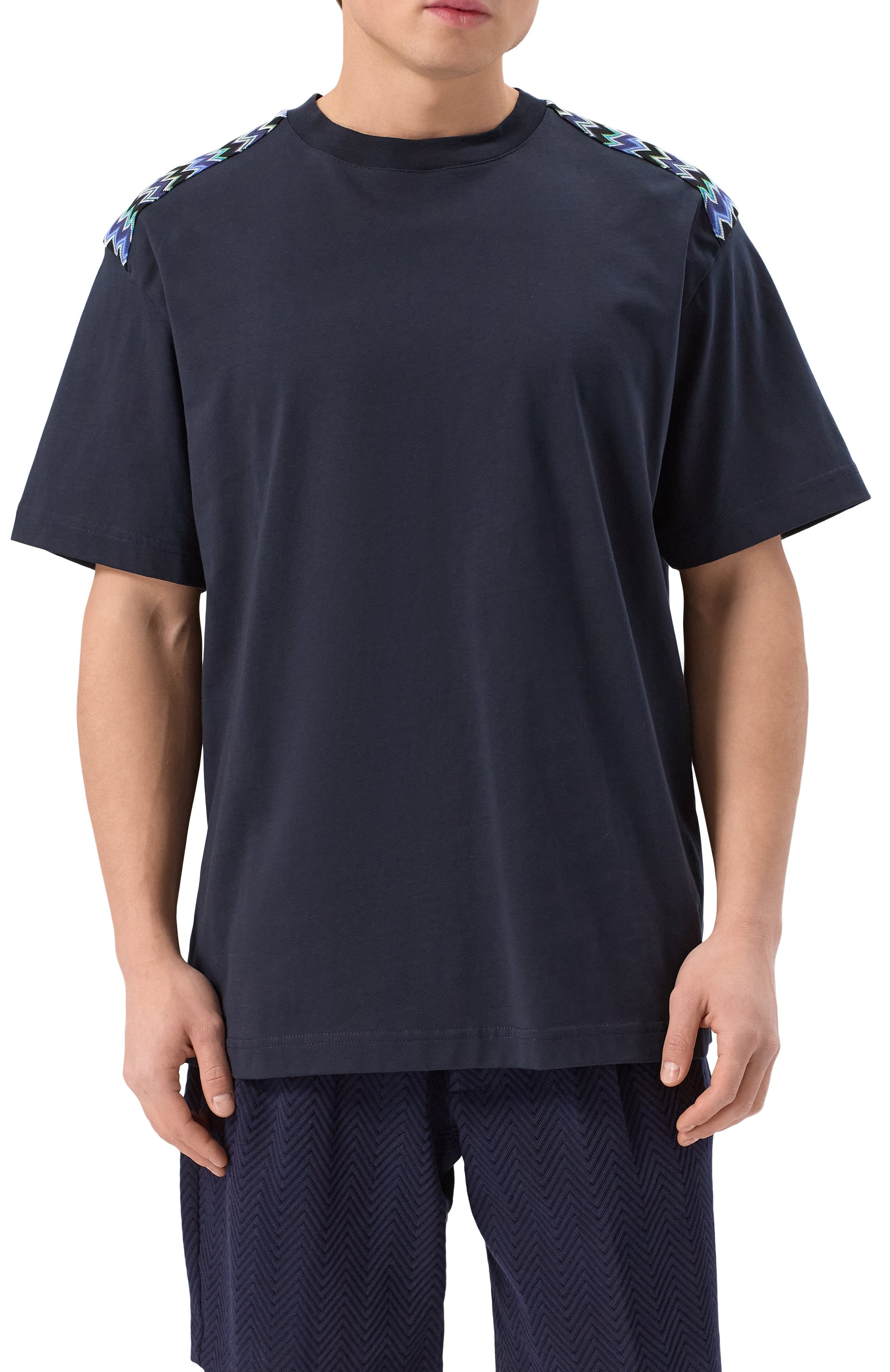 Хлопковая футболка MISSONI, арт. US25SL0B/BJ00M6, фото 3