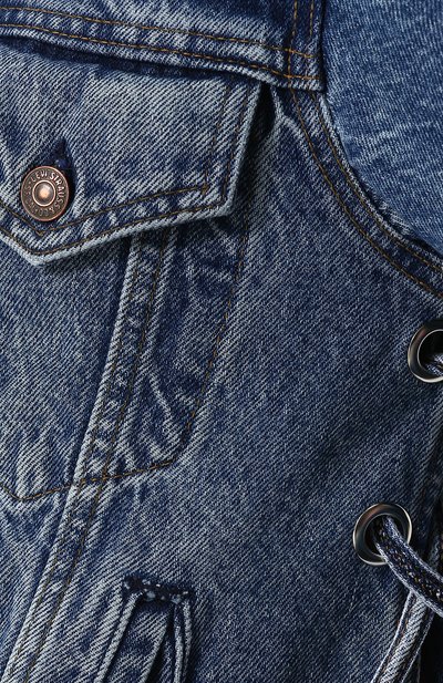 Джинсовая куртка свободного кроя с потертостями ICONS OF CALIFORNIA, арт. LVDTMEI_PS, фото 5