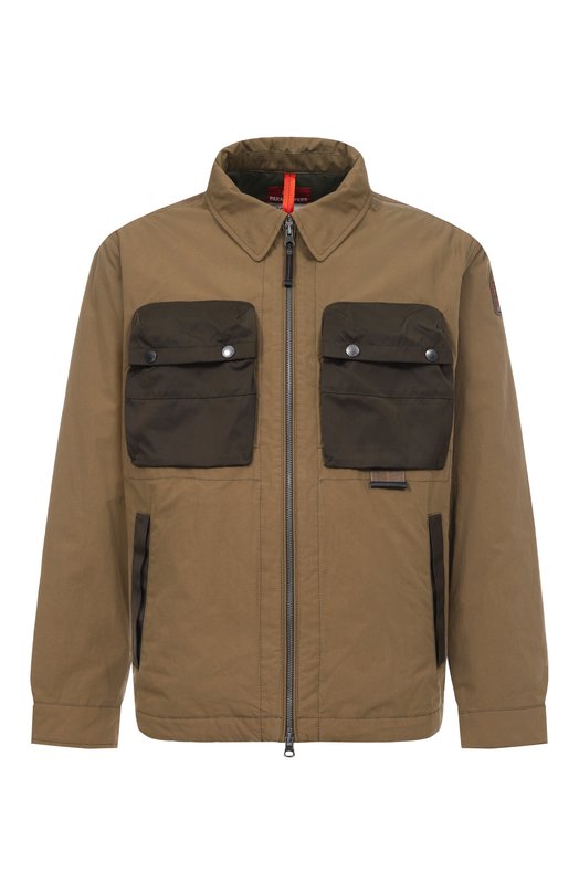 Хлопковая куртка-рубашка Parajumpers 25WMPM0SLA01 Хаки 25WMPM0SLA01