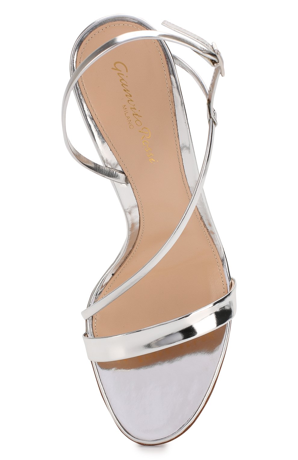 Кожаные босоножки manhattan GIANVITO ROSSI, арт. G30161.15RIC.METARGE, фото 5