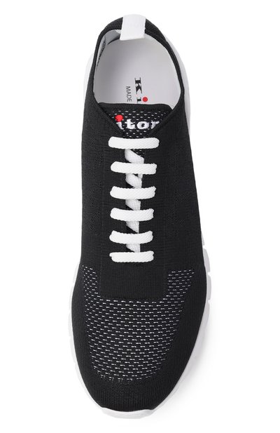 Текстильные кроссовки KITON черного цвета по цене 83900 руб., арт. USSFITSN01152, фото 5 Текстильные кроссовки KITON, арт. USSFITSN01152, фото 5