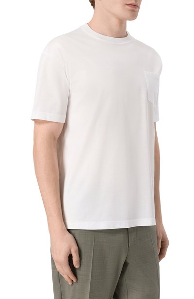 Хлопковая футболка ZILLI, арт. TSR03RM0100VZIN00, фото 3