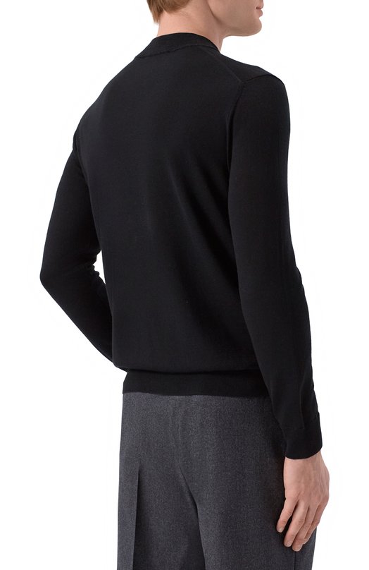 Шерстяной джемпер Andrea Campagna M5625-6687 Чёрный  M5625-6687 Фото 4