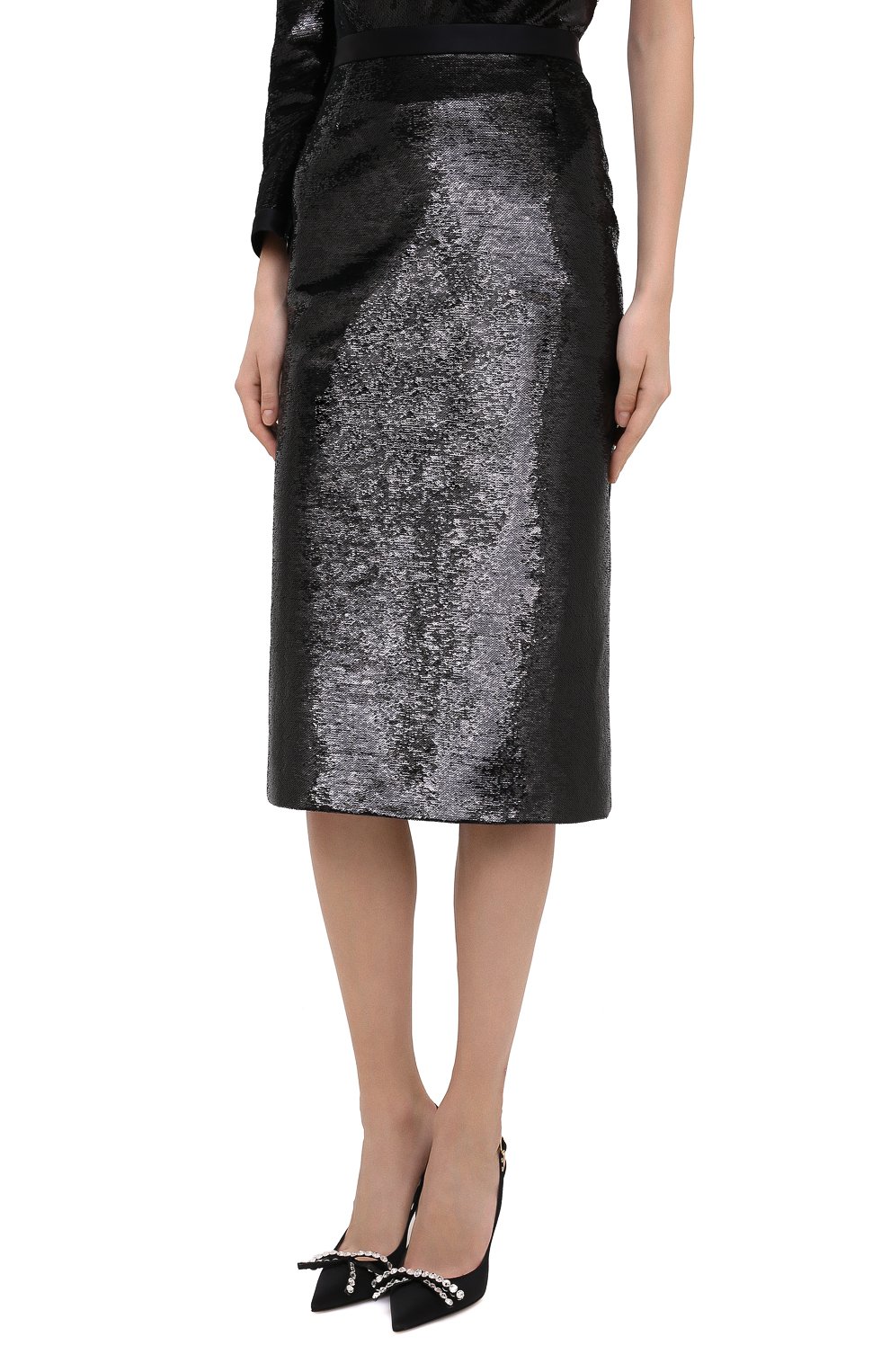 Юбка ZUHAIR MURAD черного цвета по цене 125500 руб., арт. SKP20311/EMSE004, фото 3 Юбка ZUHAIR MURAD, арт. SKP20311/EMSE004, фото 3
